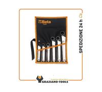 SERIE DI 6 CHIAVI A CRICCHETTO POLIGONALI APERTE BETA 120/B6