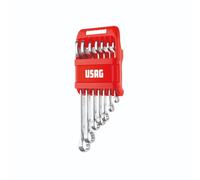Serie di 7 chiavi combinate professionali misure 8 - 19 - USAG 285 J/DS7
