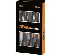 BETA Evox 1203E/D8P Set di 8 Giraviti Cacciavite Taglio Giravite Croce PH1 e PH2