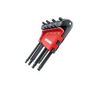 SERIE DI 8 CHIAVI USAG 280 LTSTX /S8 MASCHIO TORX TESTA SNODO BRUNITA