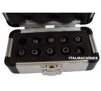 SERIE DI 9 PINZE ER8 ER 8 PER FRESE DA 2 A 13 MM TRAPANO FRESA FRESATRICE