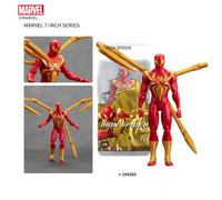 Serie di action figure Super Hero Marvel di Disney, figure dell"Iron Spider, giocattoli da scrivania creativi, possono essere usati come regali per le vacanze Tagli UnicaABS