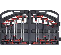 SET 16 CHIAVI ESAGONALI E TORX CON FORO VALIGETTA CACCIAVITI T BGS 90