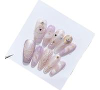 Serie di costellazioni for unghie fatte a mano Dream Gentle Purple Charm Fairy Nail Patch Nail Enhancement Capricorno(S)