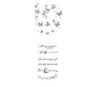 Serie Di Dita Adesivo Per Tatuaggio A Base Di Erbe Modello Dito Piccola Immagine Impermeabile Realistica Di Lunga Durata