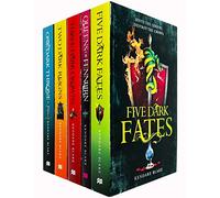 Serie di libri Three Dark Crowns Libri 1 - 5 Collection Set di Kendare Blake (Un trono oscuro, Due regni oscuri, Tre corone oscure, Regine di Fennbirn e Cinque destini oscuri)