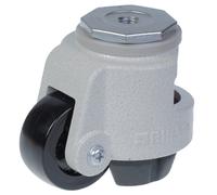 Serie di livellatori HRIG-POA 63G con rotella girevole da 63 mm, foro filettato