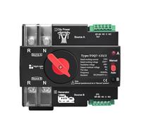 Serie Di Luci Notturne Din Rail ATS 220V 230V Interruttore Selettore Elettrico Automatico A Doppia Alimentazione 2P 63A 100A 125A(100A)