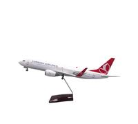 Serie di modelli di aeromobili in resina pressofusa da 47 cm per B737 Türkiye Airlines(With light)
