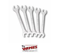 SERIE DI NOVE CHIAVI A FORCHETTA DOPPIE USAG 252 N/S5