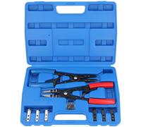 Serie di Pinze per Anelli Elastici Seeger Punte Intercambiabili 10 Pezzi