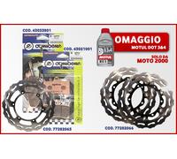 SERIE DISCHI E PASTIGLIE PER T-MAX T MAX 500 2008 - 2011 + IN REGALO OLIO FRENI