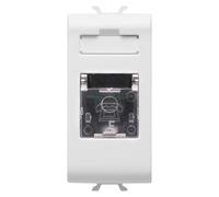 SERIE GEWISS CHORUS BIANCO ORIGINALE PRESA PLACCA SUPPORTO PULSANTE RJ45 SCHUKO