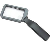 Serie JS HandHeld, Obiettivo 2x, obiettivo spot 6,5x, Lente d'ingrandimento portatile ergonomica rettangolare (JS-18)