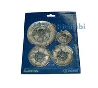 SERIE KIT COMPLETO BRUCIATORI INDESIT 4 FUOCHI PER CUCINA A GAS CODICE C00065933