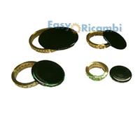SERIE KIT COMPLETO CORONE E PIATTELLI SAMET 4 FUOCHI PIANO CUCINA A GAS XS7418