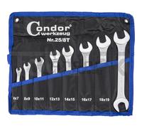 SERIE KIT SET CHIAVI FISSE EXTRA PIATTE INGLESI 8pz 6-22mm REIT
