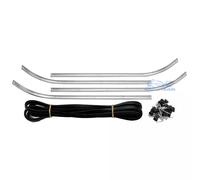 SERIE KIT STRISCE PEDANA VESPA PK 50 125 S XL IN ALLUMINIO E GOMMA