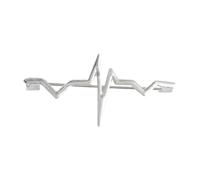 Serie molecola smalto pin: caffeina, serotonina, dopamina - Distintivo scientifico per zaino, normale, Metallo non prezioso