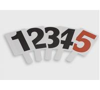 Serie palette segnafalli pvc SCHIAVI SPORT numerate 1-5 calcetto basket pezzi
