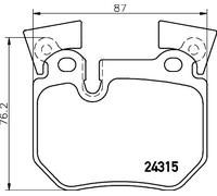 Brembo P 06 059 - Pastiglia Freno - Posteriore