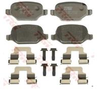 Set di pastiglie freno TRW GDB1396, posteriore