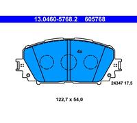 SERIE PASTIGLIE FRENO 605768 13.0460-5768 KIT PASTICCHE FRENI