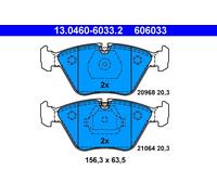 SERIE PASTIGLIE FRENO 606033 13.0460-6033 KIT PASTICCHE FRENI