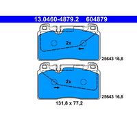 SERIE PASTIGLIE FRENO ANTERIORI 604879 13.0460-4879 KIT PASTICCHE FRENI