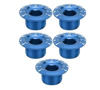 Serie Pedivelle in Lega di Alluminio, M18 * 9mm, Blu, Leggero e Resistente - Design Integrato Cavo, Impermeabile e Antipolvere, Compatibile con e Biciclette Strada (Blu)