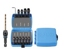 SERIE PORTA PUNTE CON ATTACCO 1/4'' Fervi