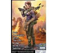 Serie Post-Apocalittica. L'Ultimo Ponte. Kit N.1. Figurina Sabrinamaquette Pos