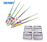 Serie Rainbow 6 pz/scatola SX-F3 File Blu Lime per Radice del Canale NiTi Attivate termicamente possono piegare il Trattamento Endodontico File Rotante 25mm