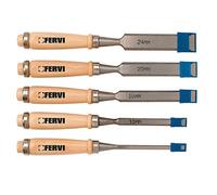 Serie scalpelli da legno Fervi articolo 0168.