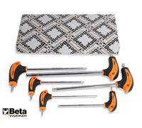 SERIE SET 6 CHIAVINI CHIAVI MASCHIO ESAGONALI CON IMPUGNATURA A T BETA WORKER