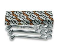 Serie set 8 chiavi Beta Tools 90/S8 poligonali doppie curve cromate officina