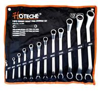 Serie set chiavi inglesi poligonali curve kit 12 pz astuccio 6-32mm