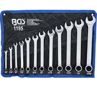 SERIE SET DI CHIAVI COMBINATE 12 PZ CROMATE POLLICI 1/4" - 15/16" CROMO VANADIO