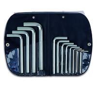 SERIE SET KIT 12 CHIAVI ESAGONALI A L USAG 280 SE12 IN ASTUCCIO PER BRUGOLE PROF