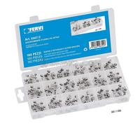 SERIE SET KIT ASSORTIMENTO 180 FUSIBILI IN VETRO FERVI 0307/2