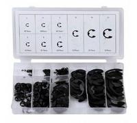 ANELLI ELASTICI SEEGER TIPO E RONDELLE ANELLO ELASTICO E-CLIP 300pz