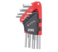 SERIE SET KIT CHIAVE ESAGONALE CHIAVI ESAGONALI IN POLLICI 8 PZ USAG 280 P/S8