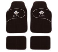 Serie Set Tappeti Tappetini Auto Universali Moquette Daisy Bordo Colorato Grigio