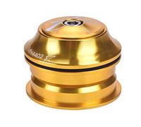 Serie Sterzo Bici in Alluminio Lega, Forcella Anteriore, Sostituzione, Nero - Resistente alla Ruggine, Lavorazione di Precisione, Accessorio Universale per Bici (Tempo atmosferico)