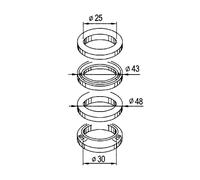 SERIE STERZO CALOTTE BUZZETTI PER MBK NITRO 50 MBK STUNT 50