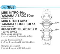 SERIE STERZO COMPLETA BUZZETTI 3988 YAMAHA AEROX SLIDER MBK NITRO STUNT 50