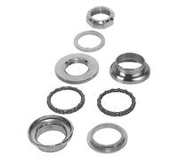 Serie Sterzo Eco 1 in Acciaio Cromato, 22,4/30,2/26,4 mm, 8 Pezzi, Argento