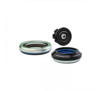 Serie Sterzo HELLBENDER 50 Completa Tapered IS42/28.6 IS52/40 Nero per Bici