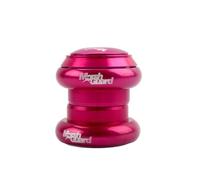 Serie Sterzo MTB Della Bicicletta Strada BMX Auricolare 34 MILLIMETRI CNC 28.6 millimetri Tubo Dritto Forcella Bici Gambo Sterzo Interno 2 Cuscinetto Sigillato coperchio del tappo superiore(Rose red)