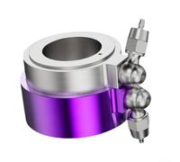 Serie sterzo per bici con meccanismo idraulico e funzione freno olio, ideale per pedalate sicure e fluide (viola)
